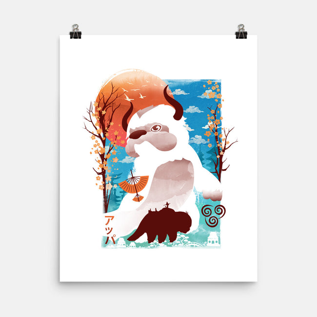 Loyal Sky Bison-None-Matte-Poster-dandingeroz