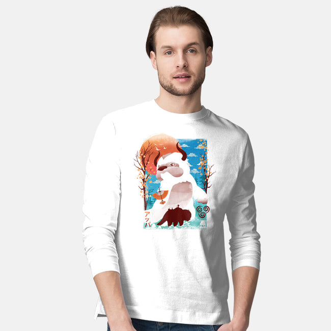 Loyal Sky Bison-Mens-Long Sleeved-Tee-dandingeroz