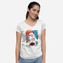 Loyal Sky Bison-Womens-V-Neck-Tee-dandingeroz