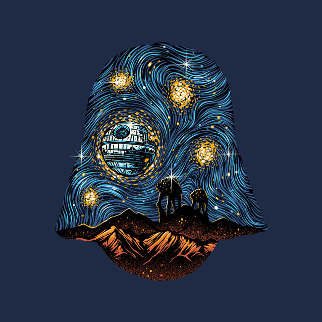 Starry Empire Night-Womens-Basic-Tee-glitchygorilla