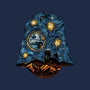 Starry Empire Night-Womens-Basic-Tee-glitchygorilla