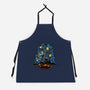 Starry Empire Night-Unisex-Kitchen-Apron-glitchygorilla