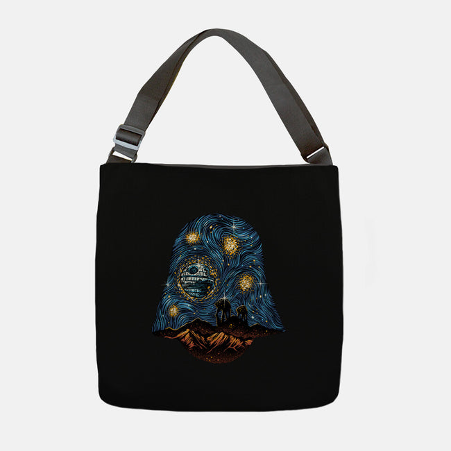 Starry Empire Night-None-Adjustable Tote-Bag-glitchygorilla