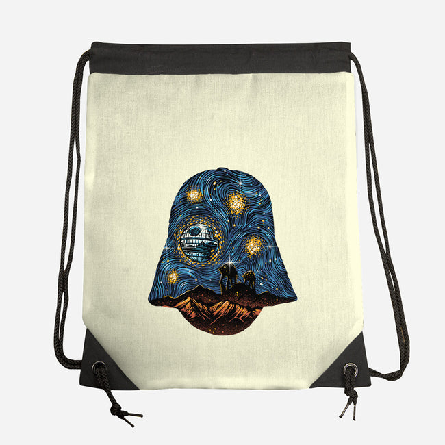 Starry Empire Night-None-Drawstring-Bag-glitchygorilla