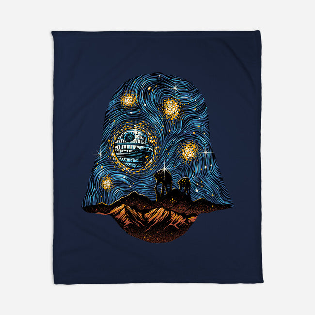 Starry Empire Night-None-Fleece-Blanket-glitchygorilla