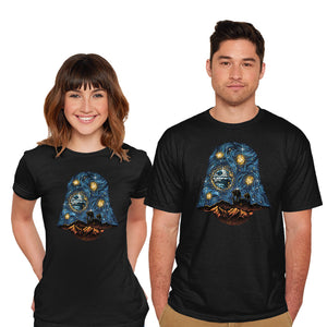 Starry Empire Night-Mens-Basic-Tee-glitchygorilla