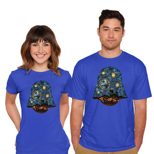 Starry Empire Night-Mens-Basic-Tee-glitchygorilla