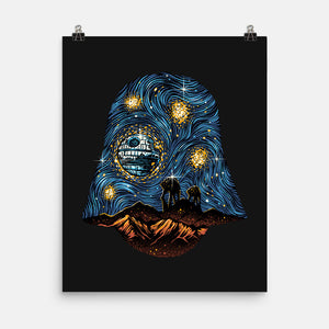 Starry Empire Night-None-Matte-Poster-glitchygorilla