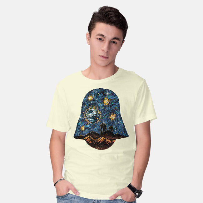 Starry Empire Night-Mens-Basic-Tee-glitchygorilla