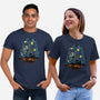 Starry Empire Night-Unisex-Basic-Tee-glitchygorilla