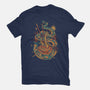 Snake's Ramen-Womens-Fitted-Tee-ilustrata