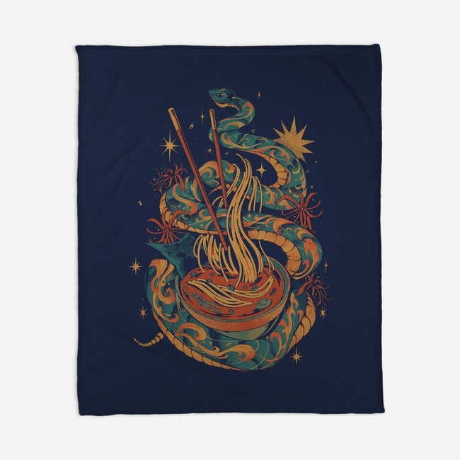 Snake's Ramen-None-Fleece-Blanket-ilustrata