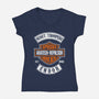 Speeder Bike Club-Womens-V-Neck-Tee-DrMonekers