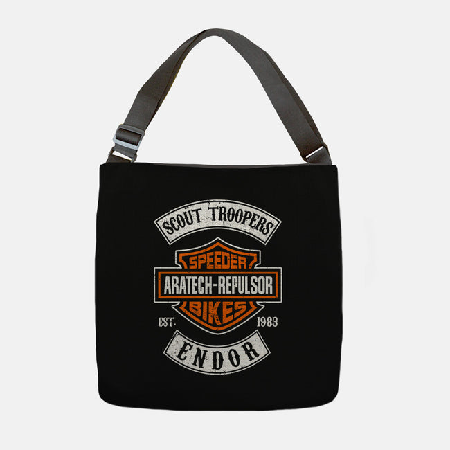 Speeder Bike Club-None-Adjustable Tote-Bag-DrMonekers