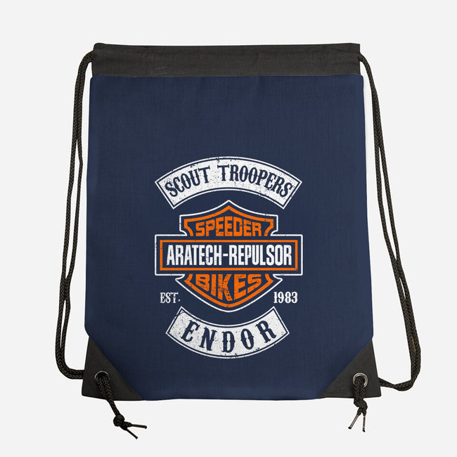 Speeder Bike Club-None-Drawstring-Bag-DrMonekers