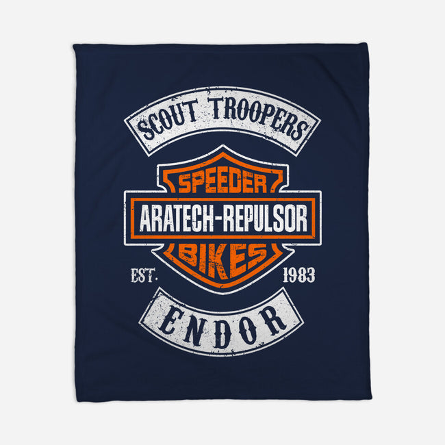 Speeder Bike Club-None-Fleece-Blanket-DrMonekers