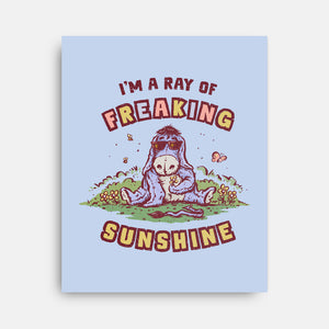 A Ray Of Freaking Sunshine-None-Stretched-Canvas-kg07