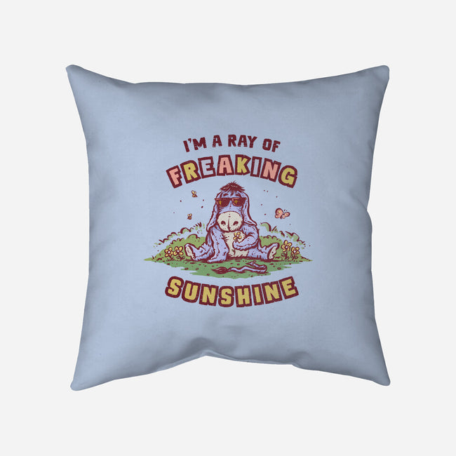 A Ray Of Freaking Sunshine-None-Removable Cover w Insert-Throw Pillow-kg07