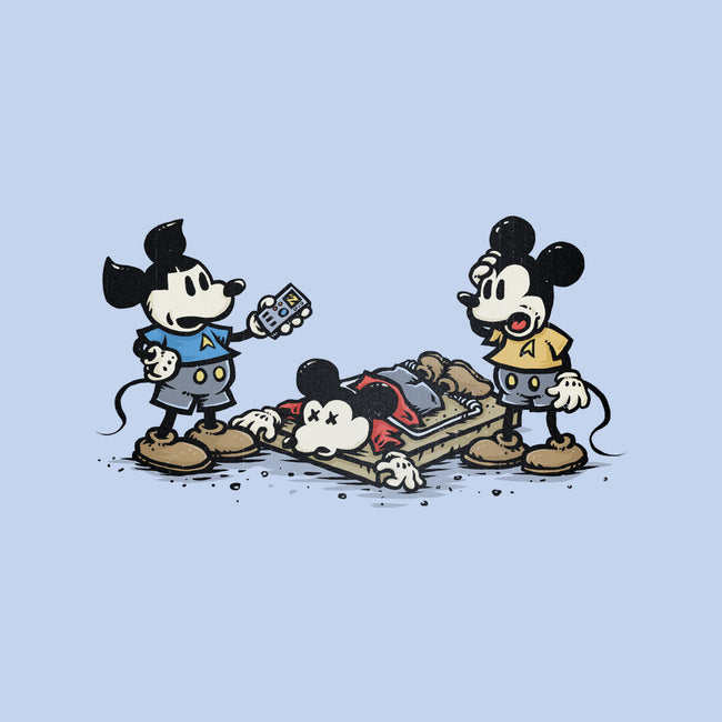 Red Shirt Mouse-Womens-Basic-Tee-kg07