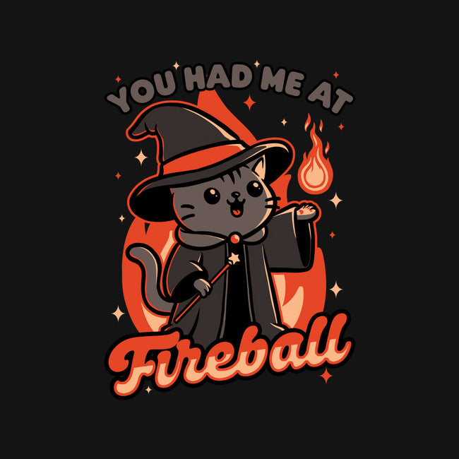 Magical Fireball Cat-Womens-Off Shoulder-Tee-Studio Mootant