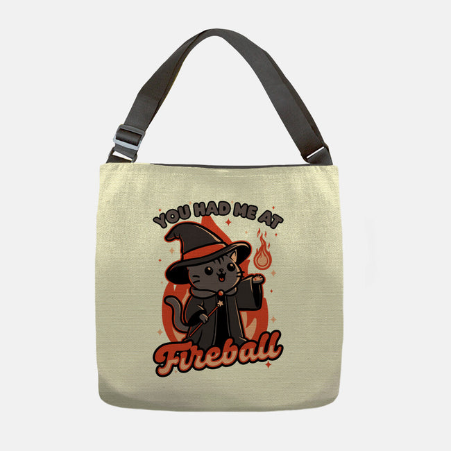 Magical Fireball Cat-None-Adjustable Tote-Bag-Studio Mootant