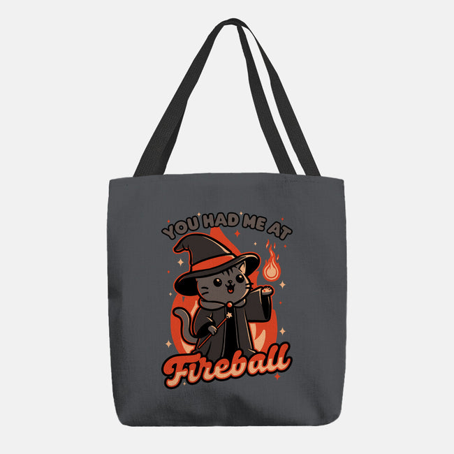 Magical Fireball Cat-None-Basic Tote-Bag-Studio Mootant