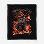 Magical Fireball Cat-None-Fleece-Blanket-Studio Mootant