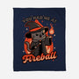 Magical Fireball Cat-None-Fleece-Blanket-Studio Mootant