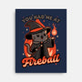 Magical Fireball Cat-None-Stretched-Canvas-Studio Mootant