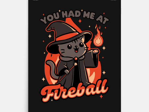 Magical Fireball Cat