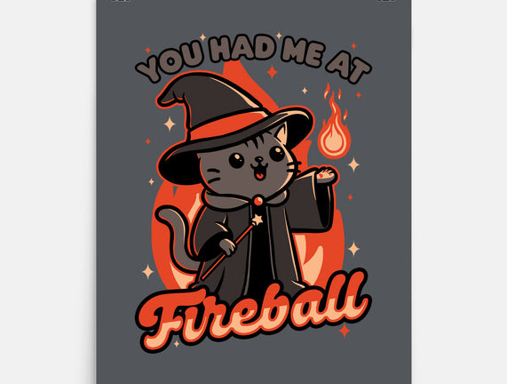 Magical Fireball Cat