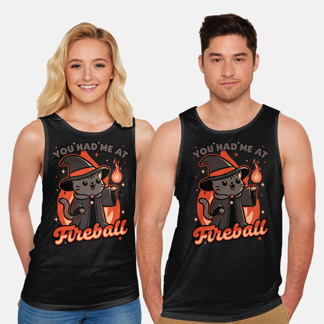 Magical Fireball Cat-Unisex-Basic-Tank-Studio Mootant