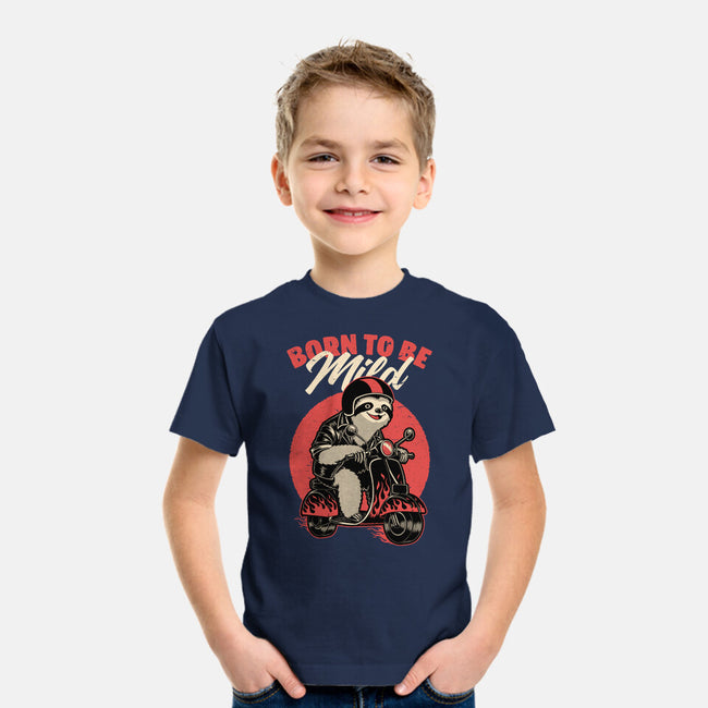 Radical Sloth Biker-Youth-Basic-Tee-Studio Mootant