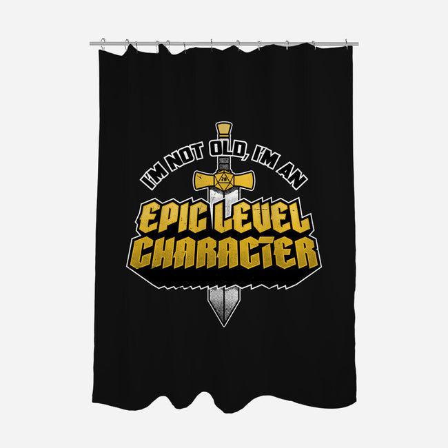 Old RPG Epic Character-None-Polyester-Shower Curtain-Studio Mootant