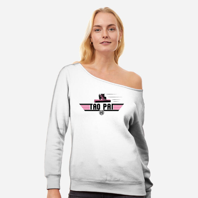 Tao Pai-Womens-Off Shoulder-Sweatshirt-se7te