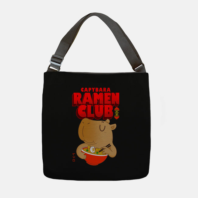Capybara Ramen Club-None-Adjustable Tote-Bag-Tri haryadi