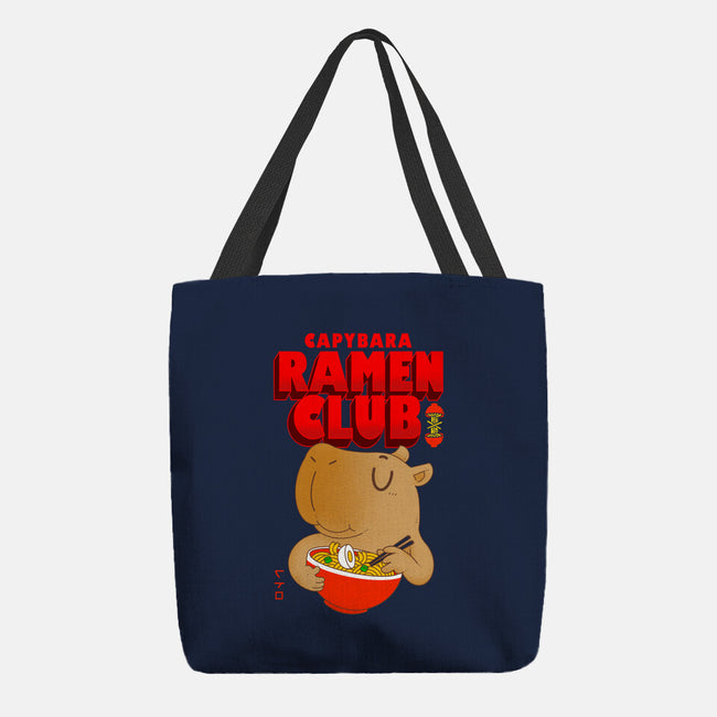 Capybara Ramen Club-None-Basic Tote-Bag-Tri haryadi