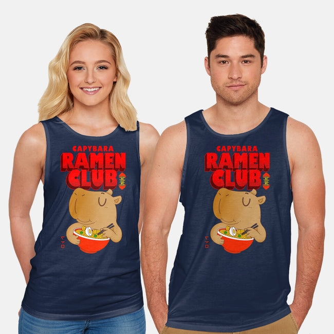 Capybara Ramen Club-Unisex-Basic-Tank-Tri haryadi