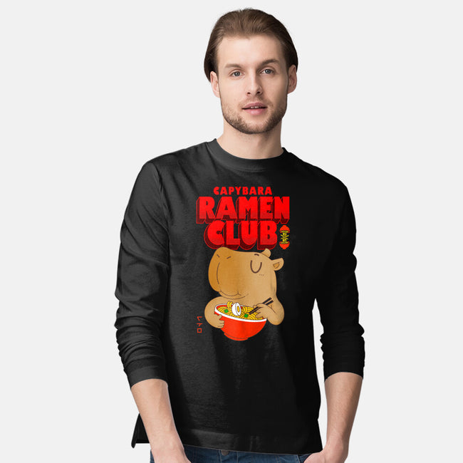 Capybara Ramen Club-Mens-Long Sleeved-Tee-Tri haryadi