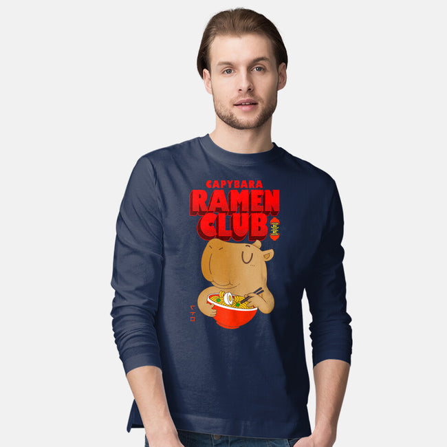 Capybara Ramen Club-Mens-Long Sleeved-Tee-Tri haryadi