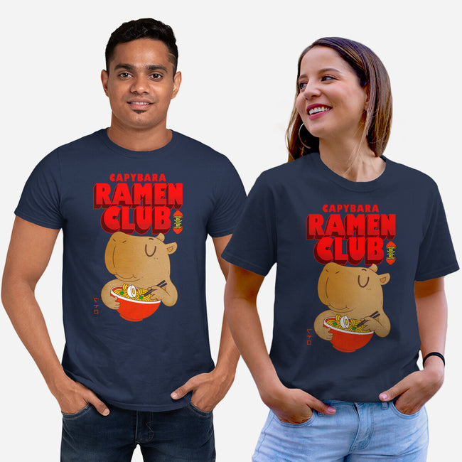 Capybara Ramen Club-Unisex-Basic-Tee-Tri haryadi