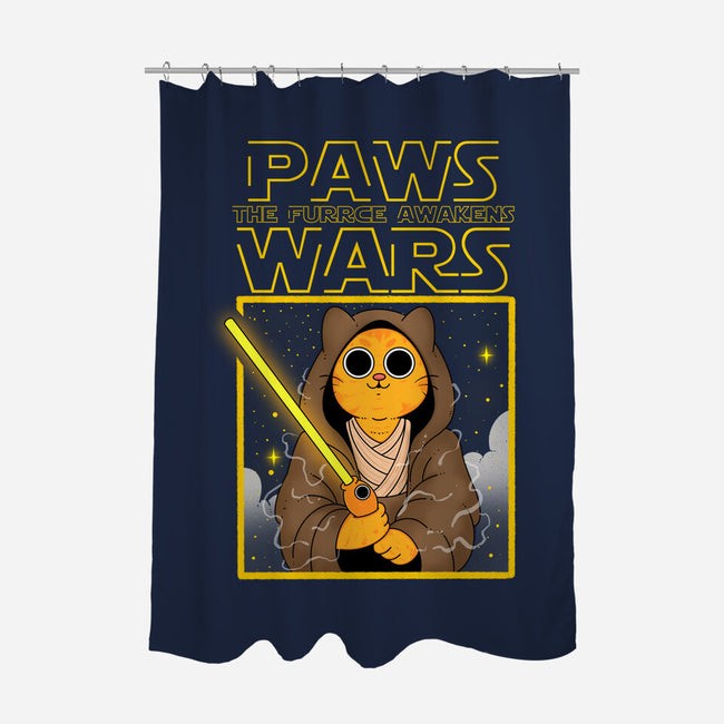 Paws Wars-None-Polyester-Shower Curtain-Tri haryadi