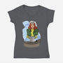 X-Ghost-Womens-V-Neck-Tee-zascanauta