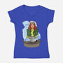 X-Ghost-Womens-V-Neck-Tee-zascanauta