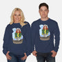 X-Ghost-Unisex-Crew Neck-Sweatshirt-zascanauta