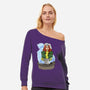 X-Ghost-Womens-Off Shoulder-Sweatshirt-zascanauta