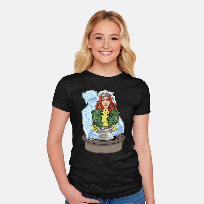 X-Ghost-Womens-Fitted-Tee-zascanauta