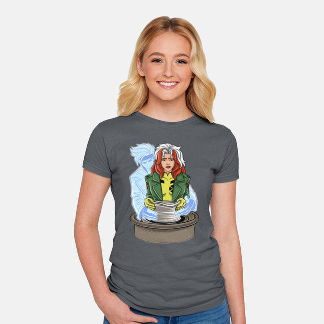 X-Ghost-Womens-Fitted-Tee-zascanauta