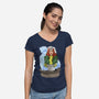 X-Ghost-Womens-V-Neck-Tee-zascanauta