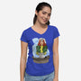 X-Ghost-Womens-V-Neck-Tee-zascanauta